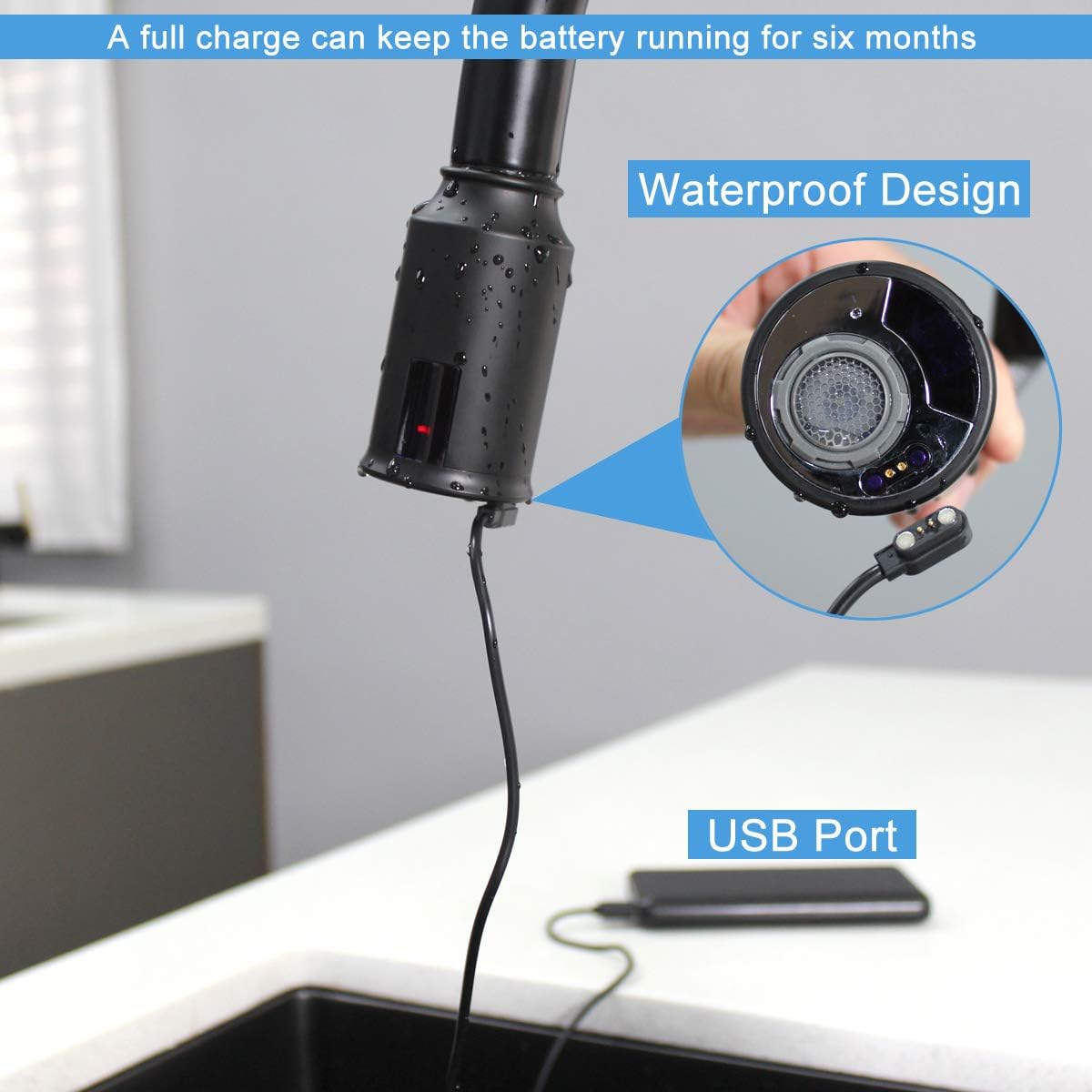 Flash Deals - 40% OFF Touchless Kitchen Sink Faucets with Two-Automatic Motion Sensor Pull Down Sprayer,Single-Hole and 3 Hole Deck-Mount,Spot Resist Easy to Install,Matte Black Featured Product Touchless Kitchen Sink Faucets with Two-Automatic Motion Sensor Pull Down Sprayer,Single-Hole and 3 Hole Deck-Mount,Spot Resist Easy to Install,Matte Black