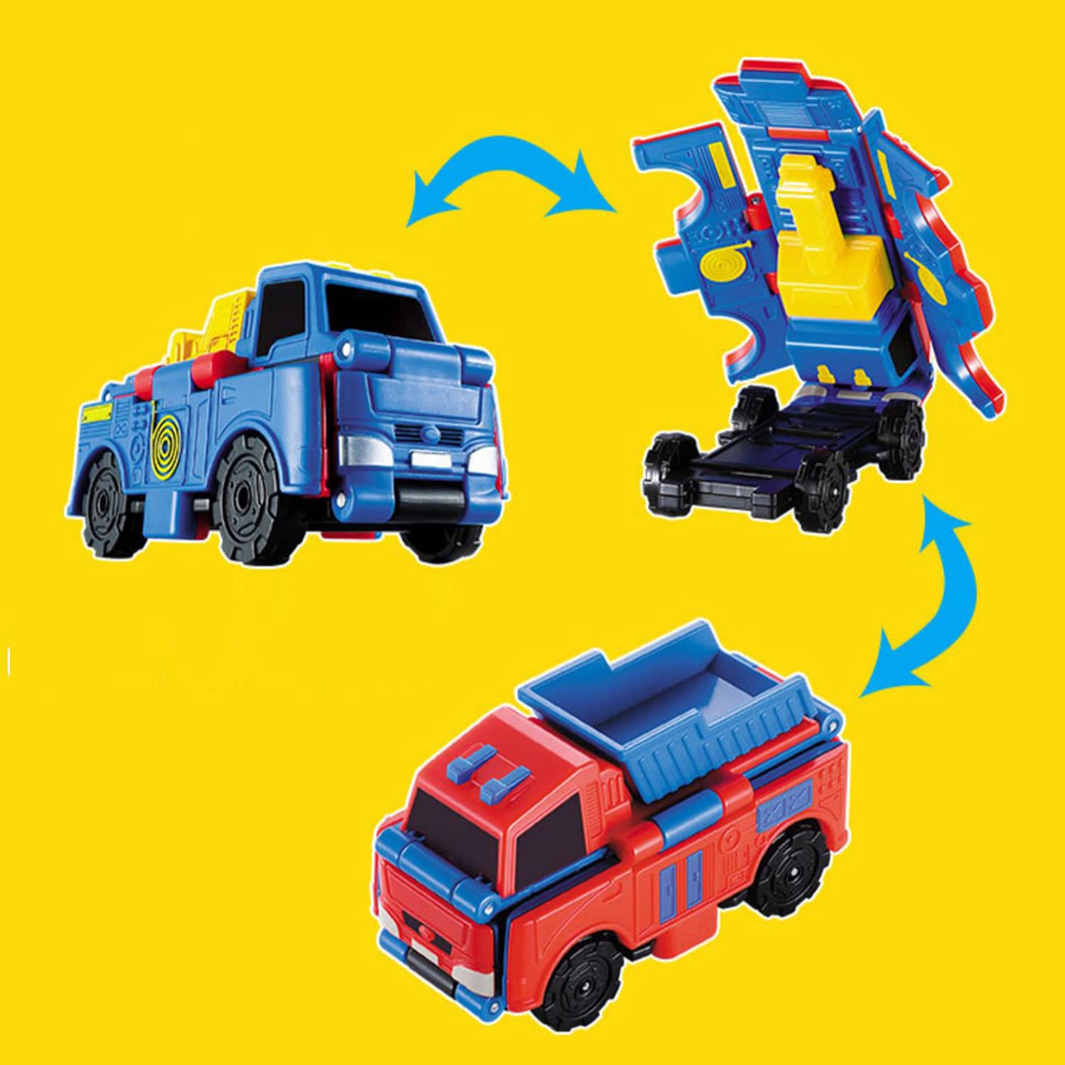 Amazon.co.jp: 2022 逆転防止車おもちゃセット 2イン1 フリップ