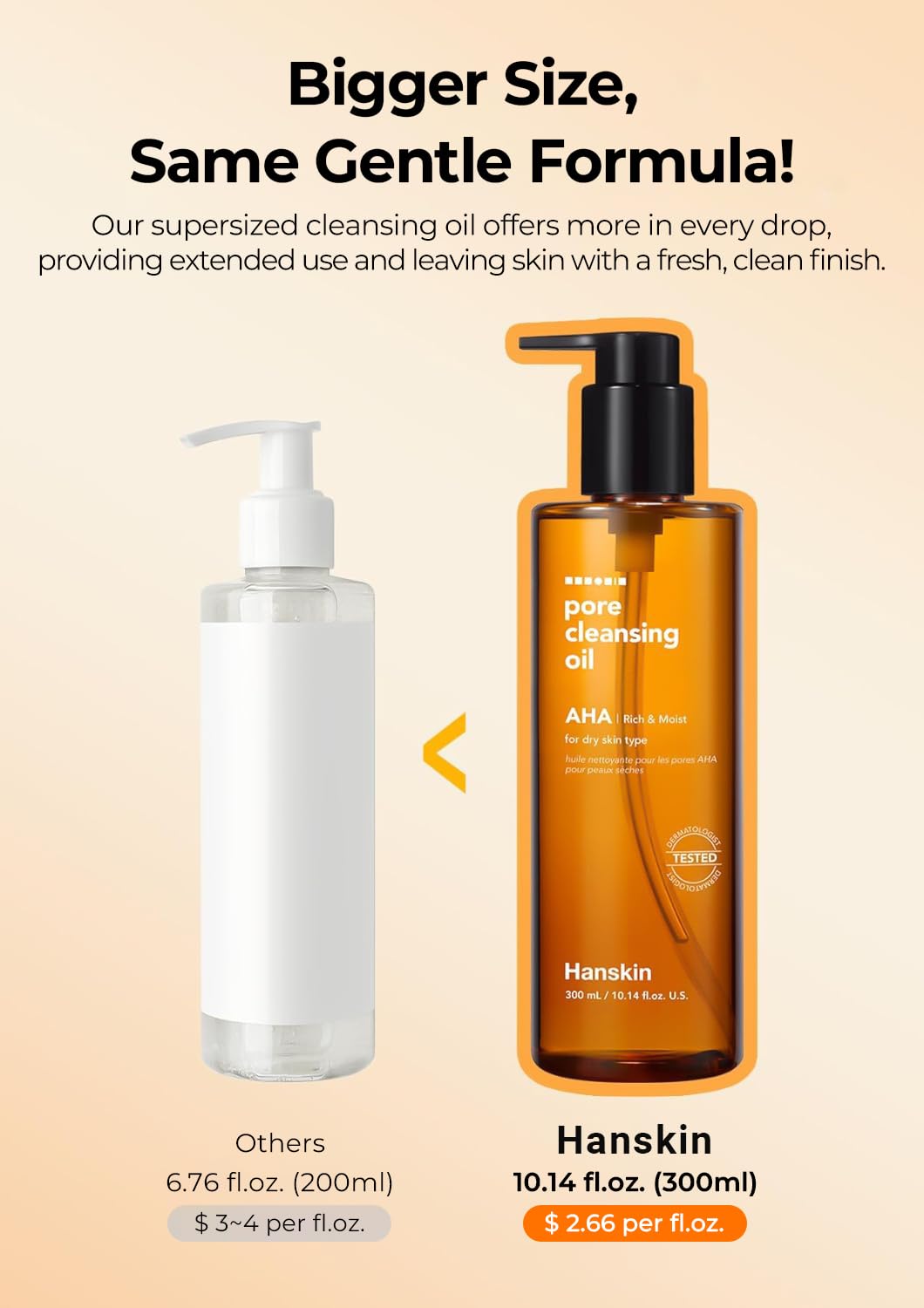 Hanskin Pore Cleansing Oil Viso Olio 300 ml - Marca: Hanskin - EAN: 8809448639887