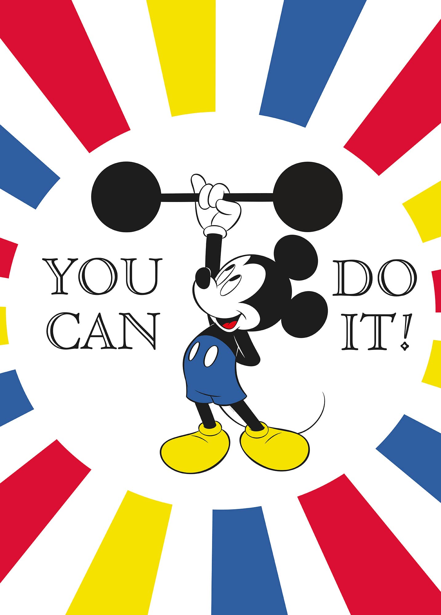 Tableau mural Mickey Mouse Komar poster 50x70 pour chambre enfant