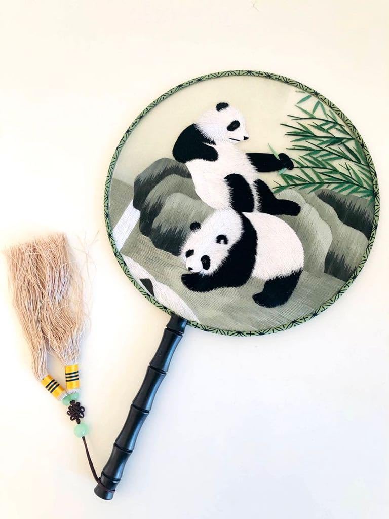 Amazon.co.jp: 中国四大伝統刺繍 両面刺繍 シルク素材 中国蘇州