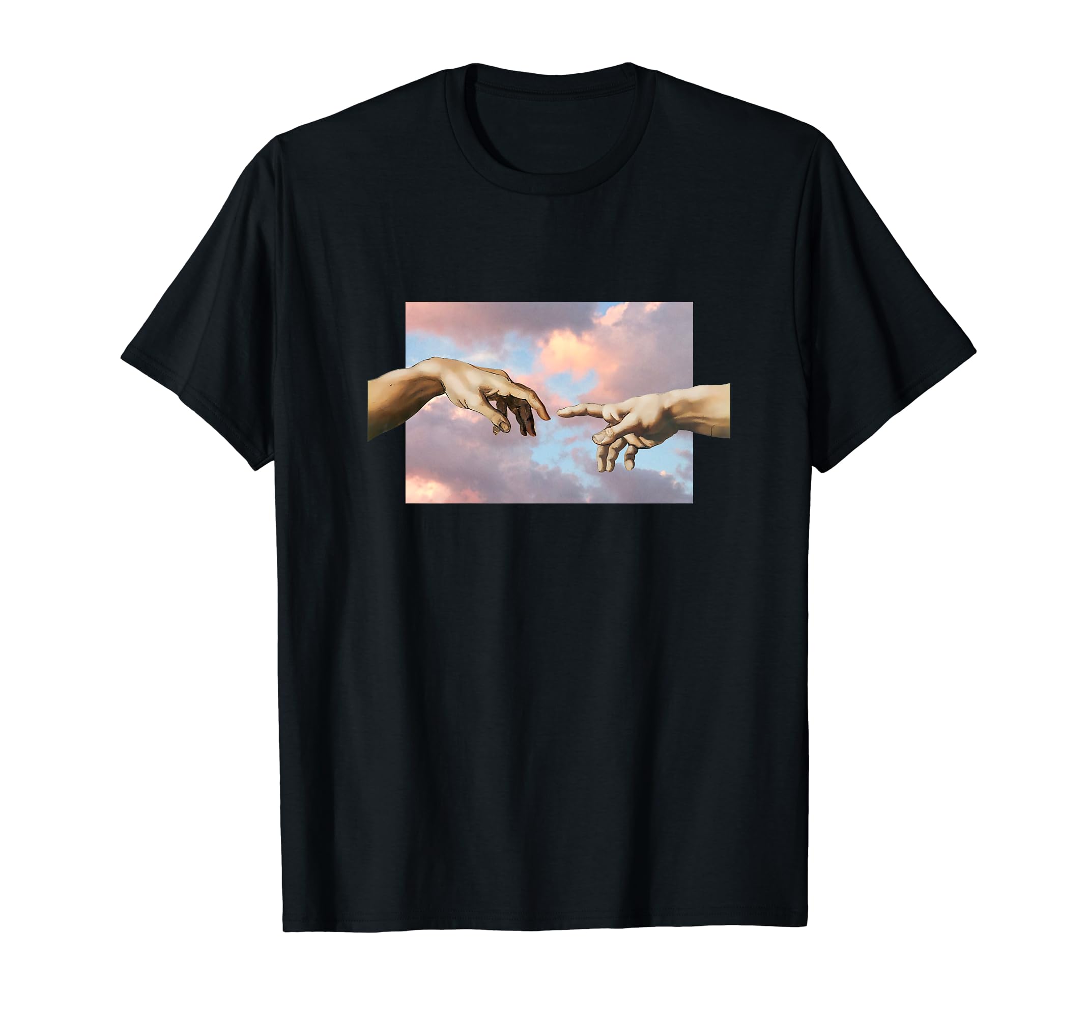 Creation of Adam hands Aesthetic art T-Shirt