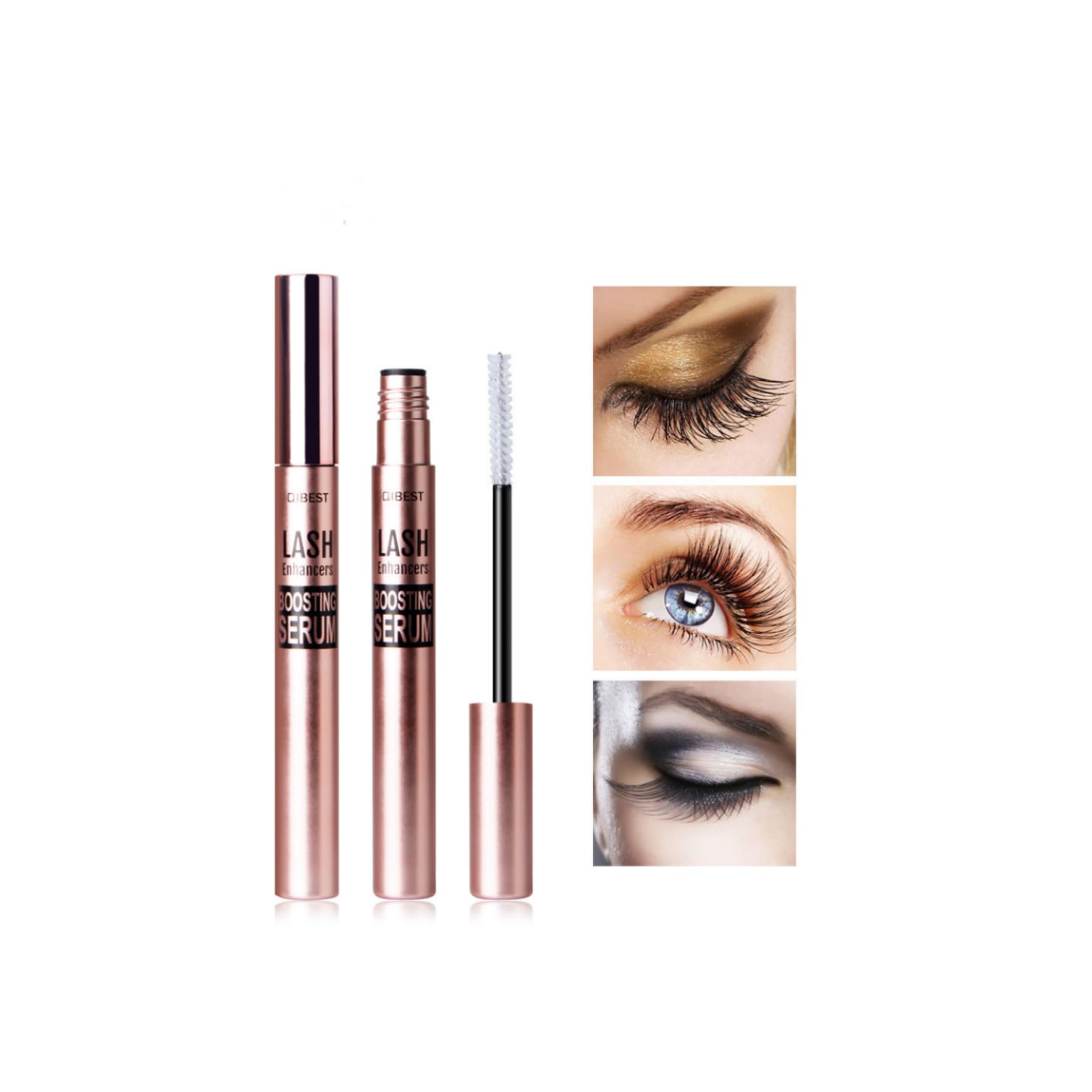 Eyelash Growth Serum, Lash Enhancer Boosting Serum, Eyelash Growth Enhancing for Natural Lashes or Lash Extensions & Brows