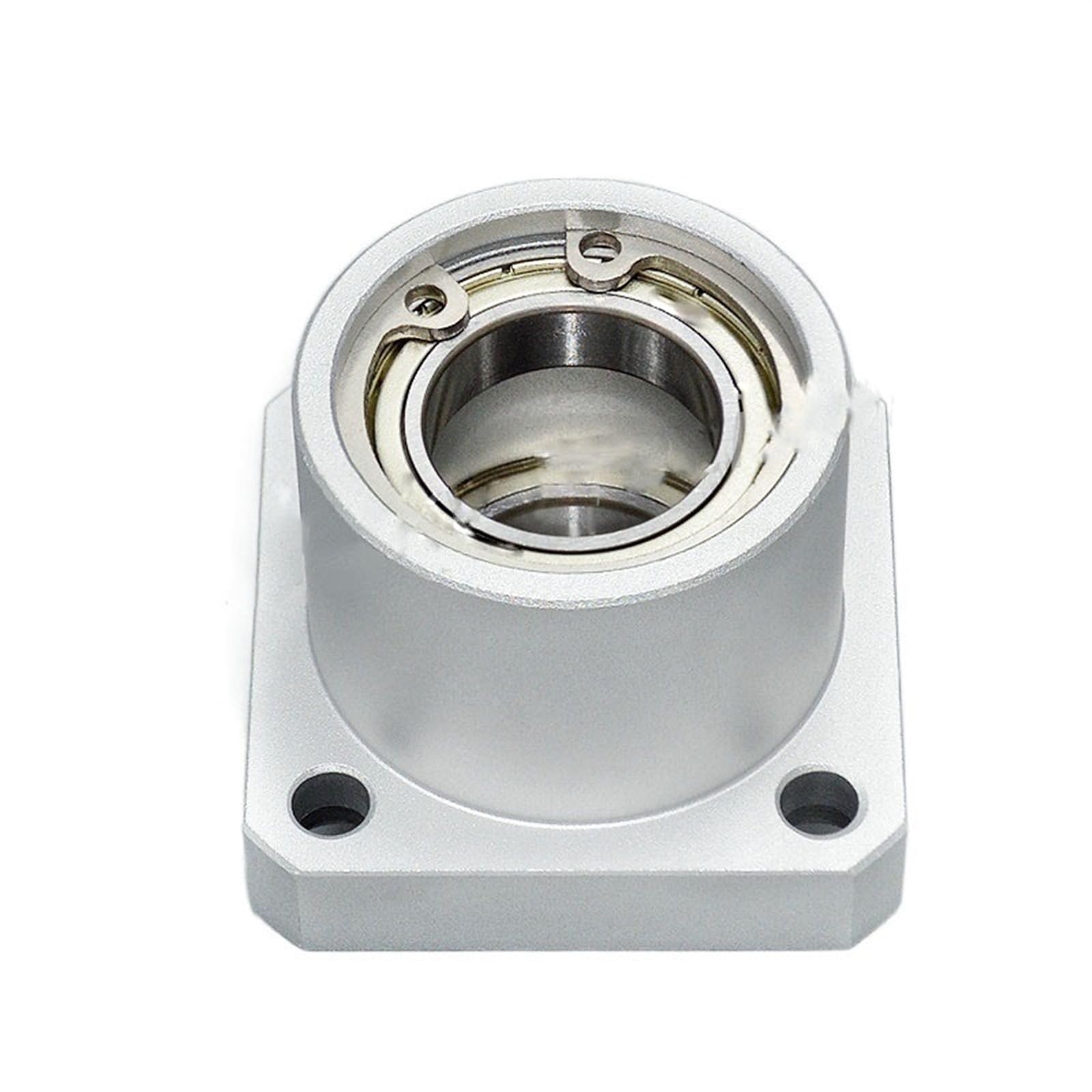 Rodamiento de Bloque de Almohada, Brida de rodamiento lineal de 15 mm, rodamientos dobles, sello de goma, inserto de posicionamiento con doble blindaje