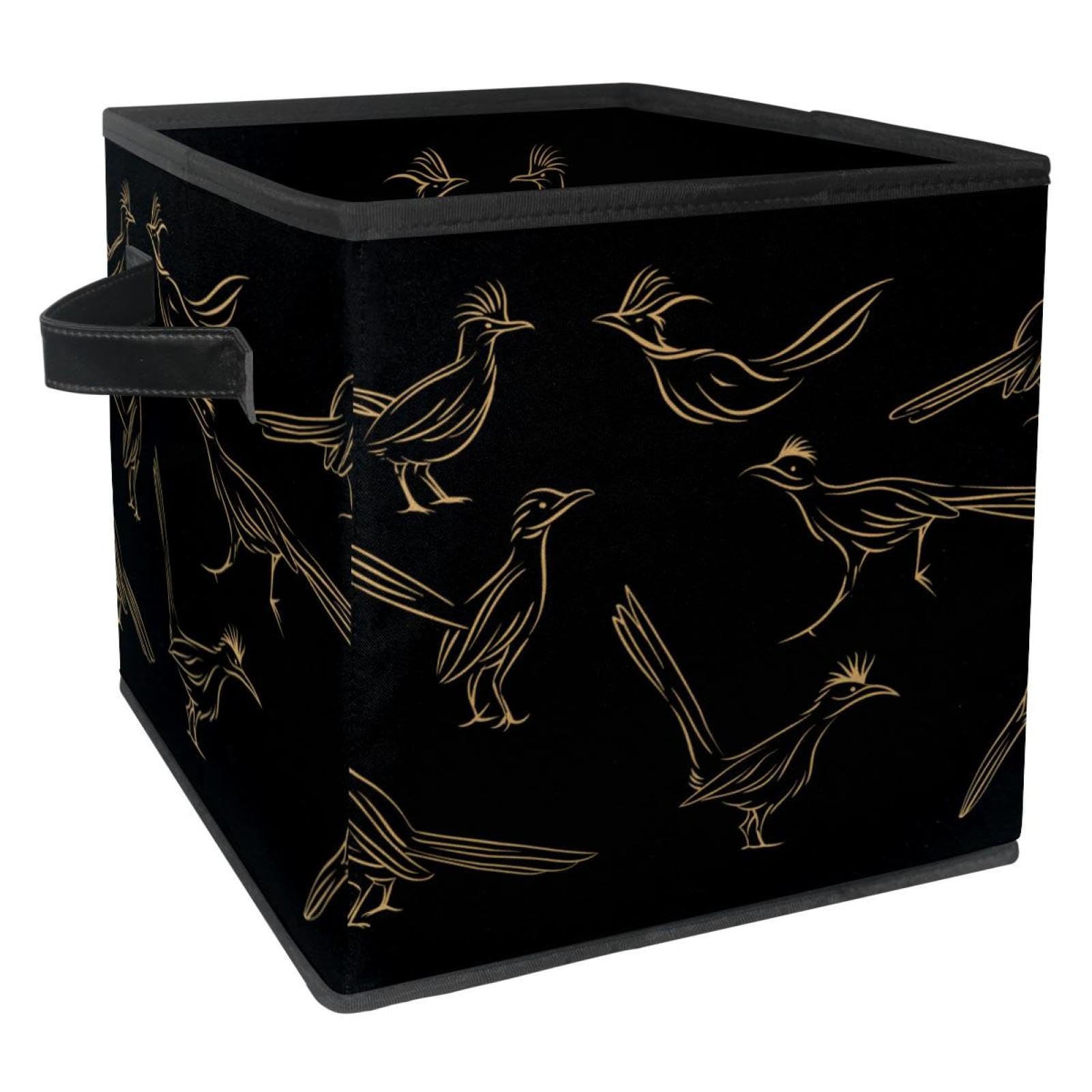 Boîte de rangement pliable pour chambre à coucher et placard motif Line Art moderne
