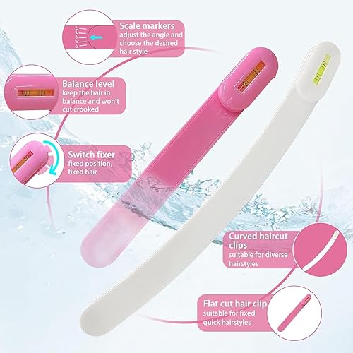 Miniatura 6 de Kit profesional de corte de cabello para mujeres, fácil de usar, recortador de pelo de puntas abiertas, herramientas de corte de cabello para el