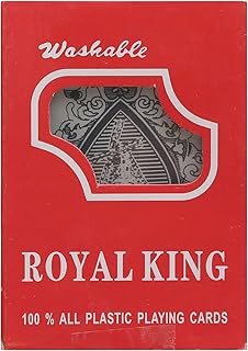 بطاقات لعب بلاستيك 100% قابلة للغسيل من رويال كينج