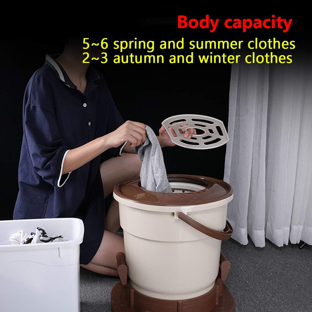 FAXIOAWA Asciugatrice Manuale, Asciugatrice Centrifuga, Asciugatura Rapida in 10 Secondi, Asciugatrice Portatile, Non Elettrica ad Alta velocità per Campeggio in Dormitorio (Size : Enhance)