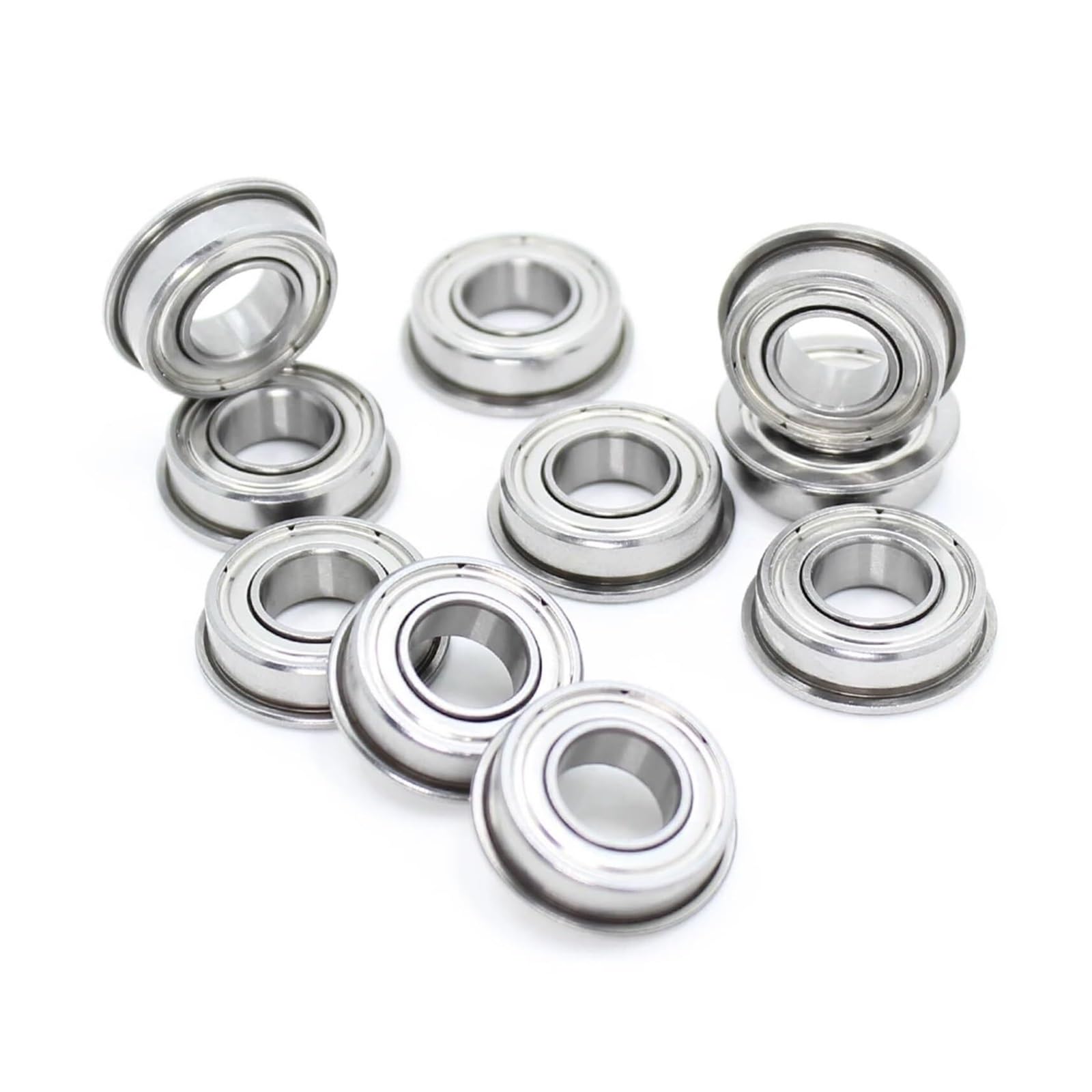 Abgedichtete Lager, F688ZZ Lager ABEC-5 (10PCS) 8 * 16 5 mm Flansch F688Z Kugellager F688 ZZ F618/8ZZ