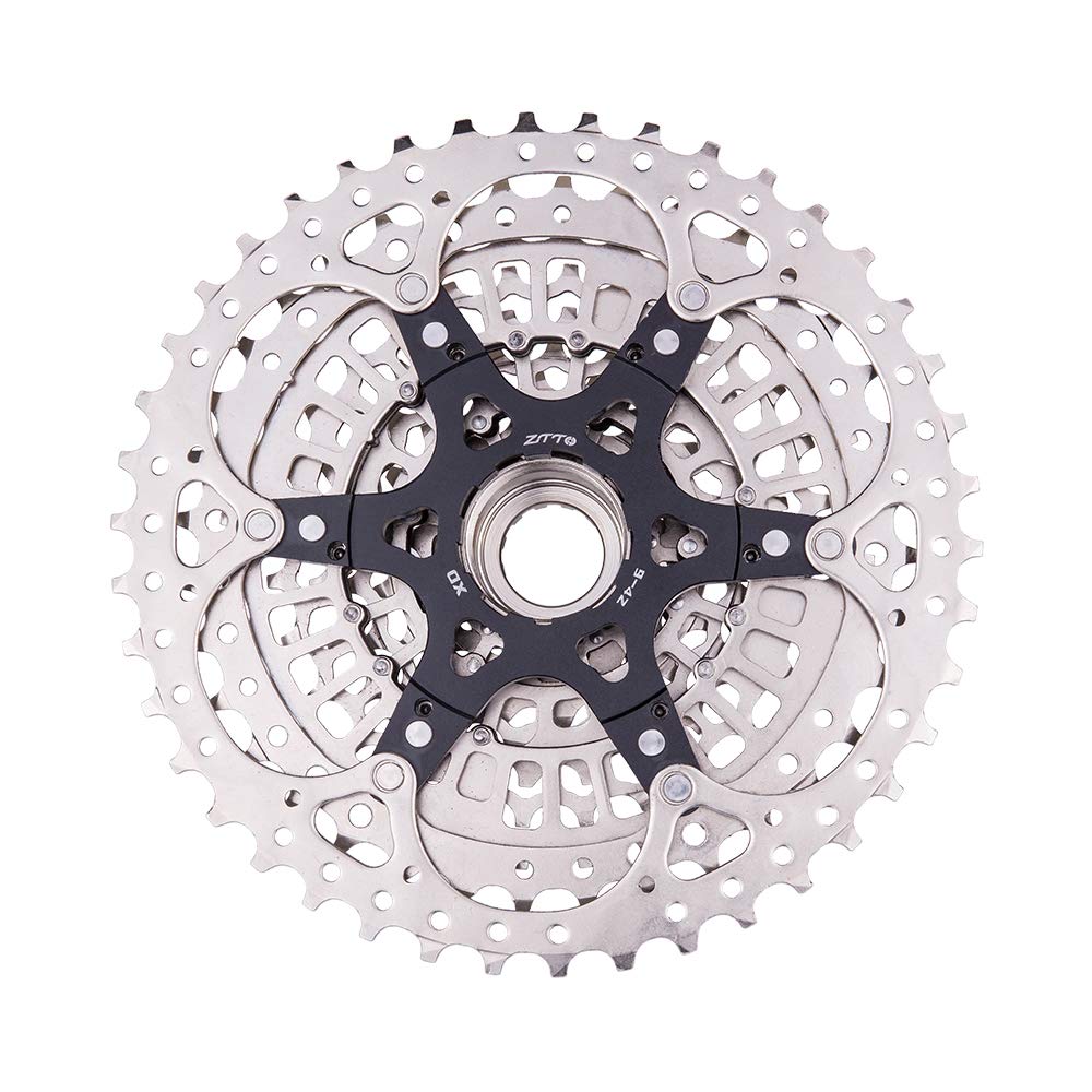 Cassettes Y PiñOnes Piñón de Casete 11 velocidades for Bicicleta montaña, 9-42T, Ligero, Plateado, 9-42, Acero, s, 42 T, V