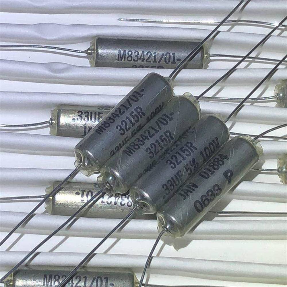 m83421 Series 3215r Series 0.33uf100v Audio Copper case Coupling Oil immersed Capacitor 1 Pcs