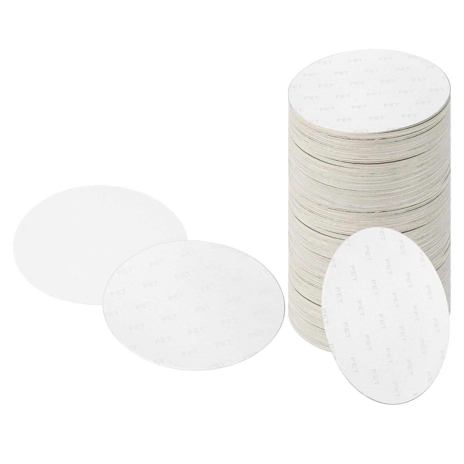 PATIKIL 110mm/4.33" Aluminum Foil Cap Liner, 200 Pack Resistant Tamper Induction Heat Sealer Sealing Liners for PET Bottle Jar Lid