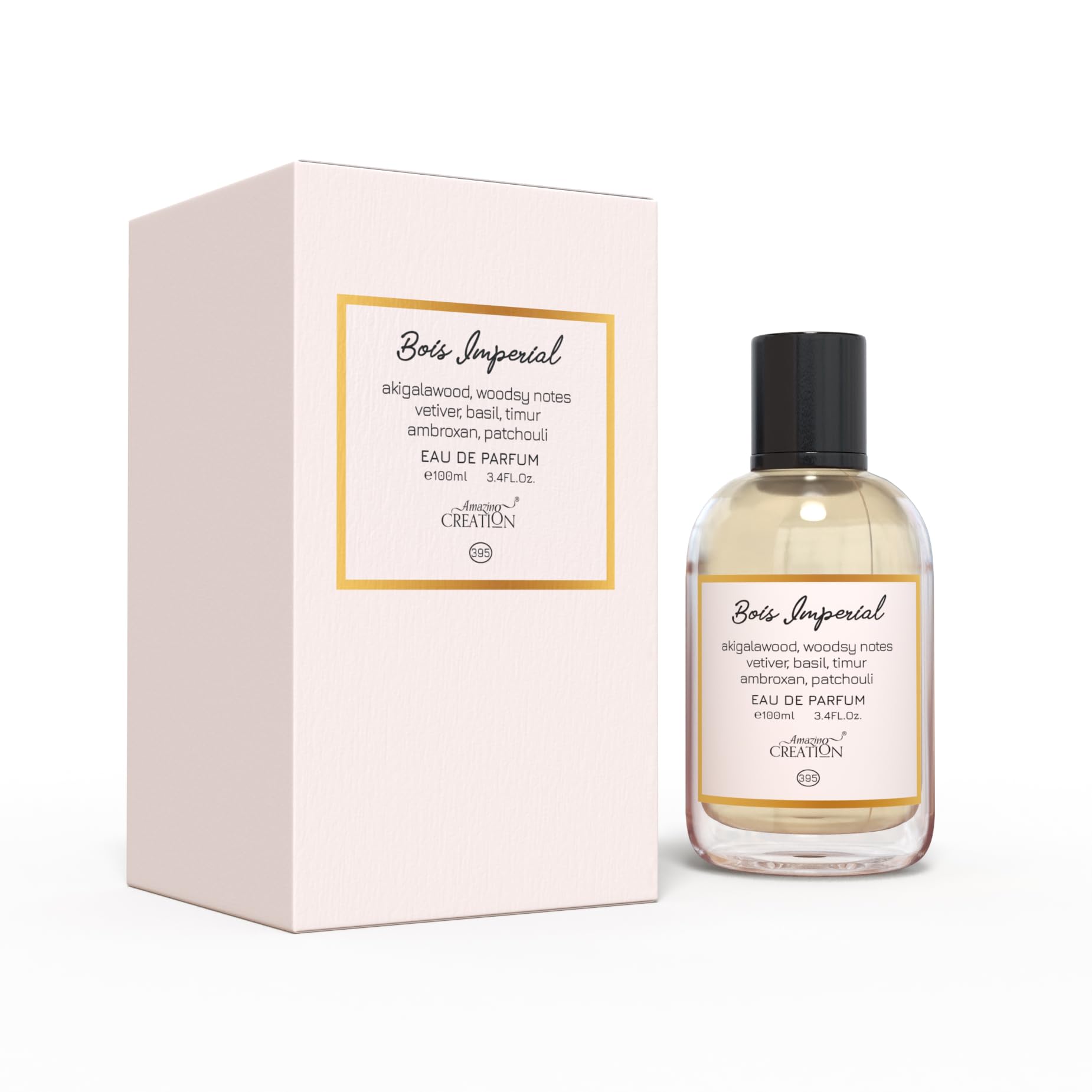 Amazing Creation Bois Imperial Eau de Parfum for Unisex | Long-Lasting Woody & Amber Fragrance for Men & Women 3.4 Fl Oz / 100ml