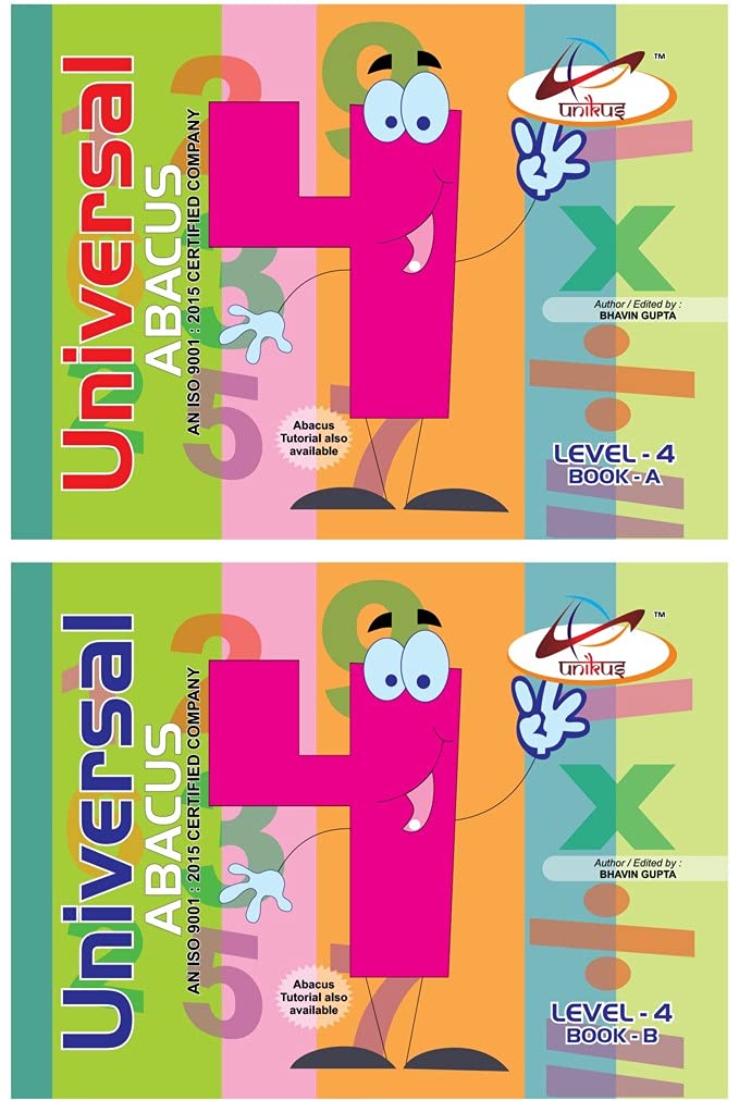 unikuss Abacus Book/Universal Abacus (Combo Pack of 2) Level:-4 (Book- A_B Both)/Abacus Books Level 4-AB/Abacus Level-4 Books/Abacus Learning Book Level 4 / Abacus Book (B09Q3LK1HK) Amazon Price History, Amazon Price Tracker