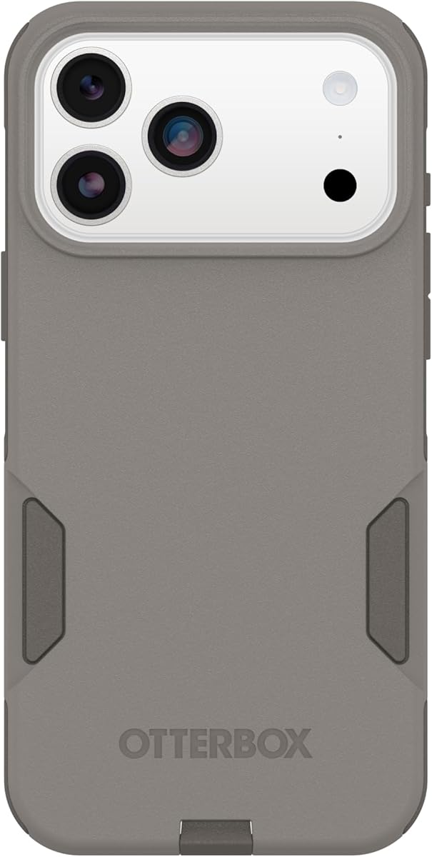 OtterBox iPhone 17 Pro Max Commuter Series Case - Grey Comfort - Thin & Protective iPhone Case