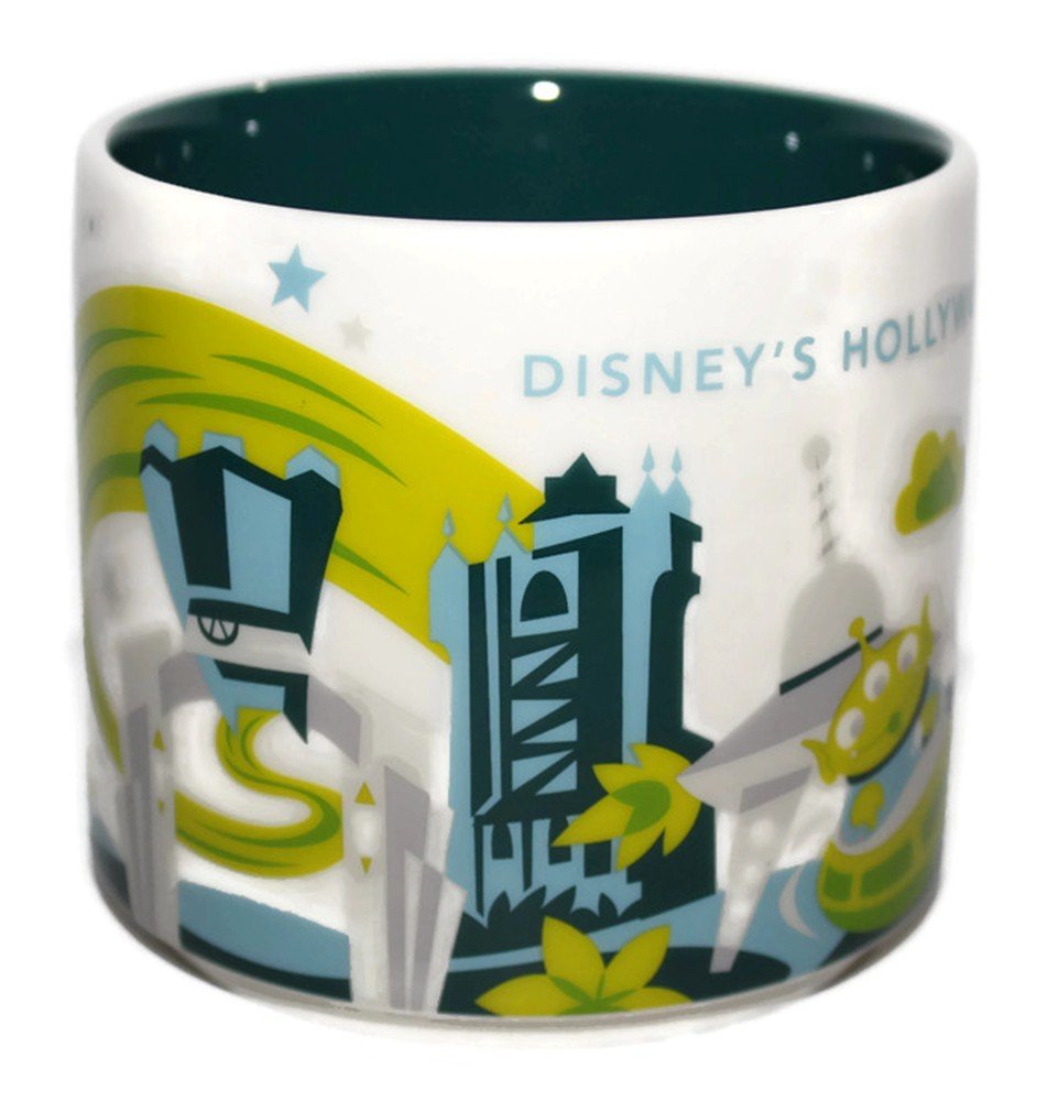 Amazon.com | Disney's Hollywood Studios You Are Here (YAH) Starbucks Mug.  NWT NIB: Coffee Cups & Mugs