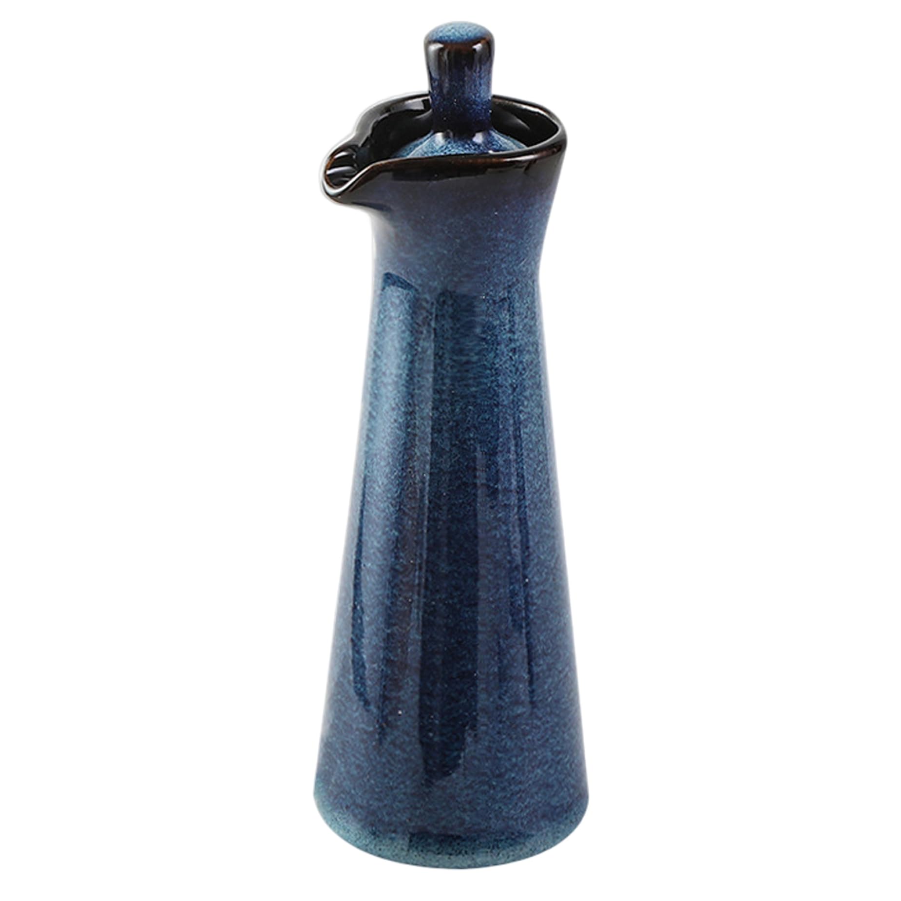 Botella de vinagre de cerámica japonesa de 3.4 oz recargable y antideslizante para comedor