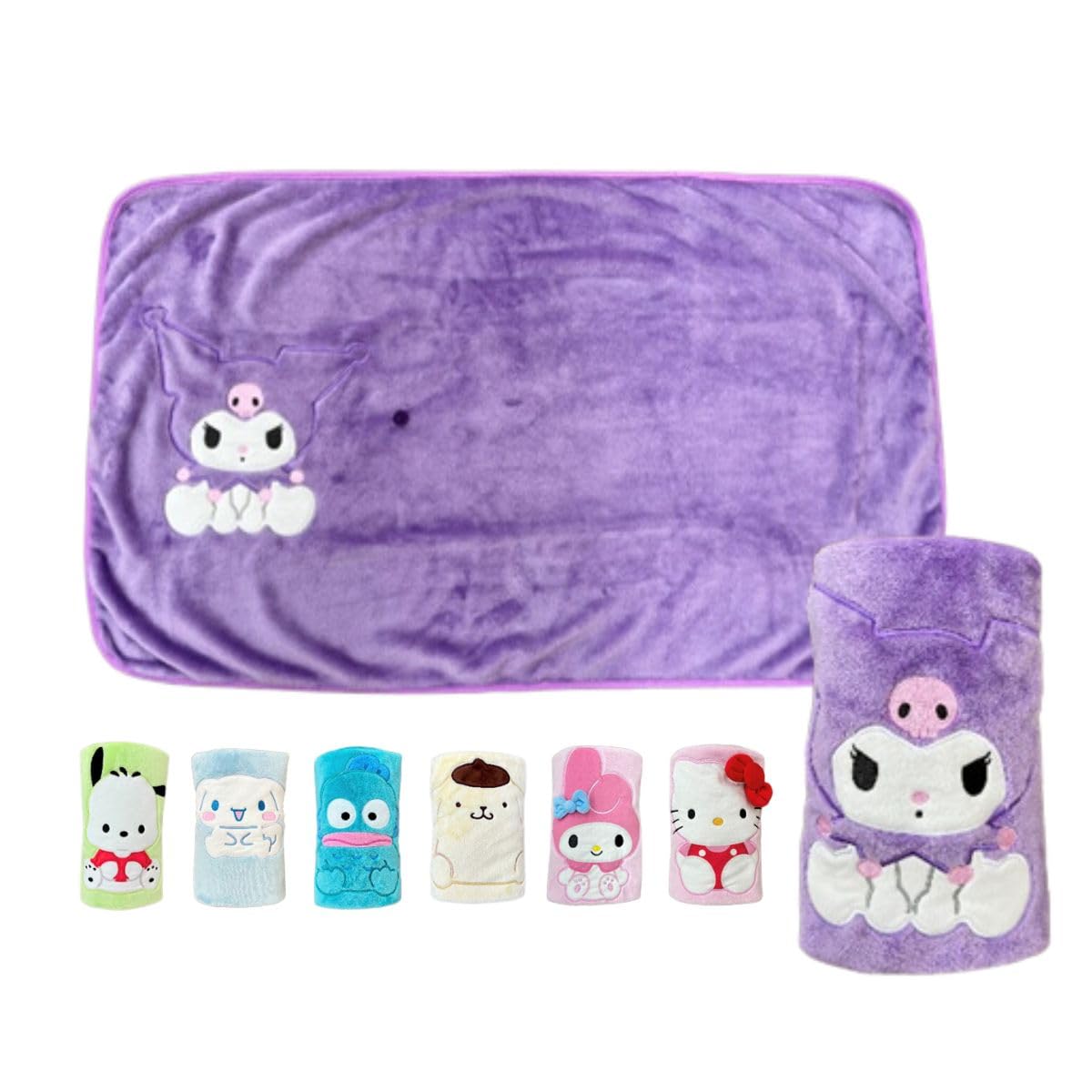 Amazon｜サンリオ(SANRIO) コンパクトひざ掛け クロミ 60×100cm 軽量