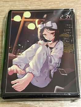 にじさんじ 戌亥とこ 巫女 猫耳 ミッドナイトブルー スリーブ にじさんじ 戌亥とこ 猫耳 ミッドナイトブルー プレイマット