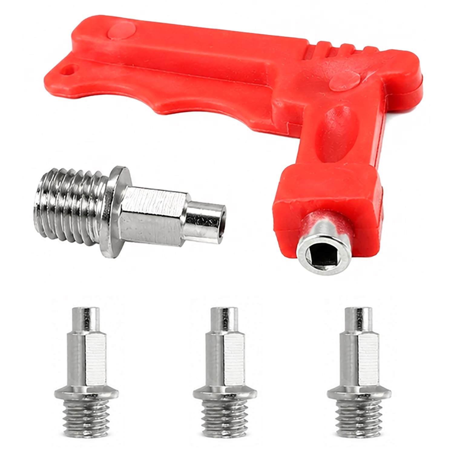 MDXing 25PCS Total Length 14.5mm Steel High Jump Spikes with Wrench Suitable for Sprinting and Hurdle Racing Training