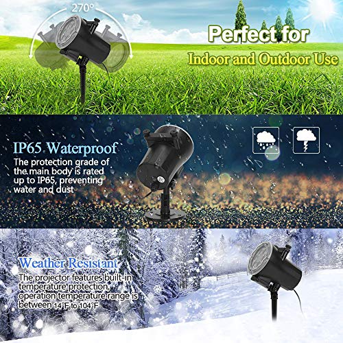 Christmas Led Projector Lights,Holiday Lights Projector,Halloween Projector Lights Outdoor With 16 Slides,Waterproof Ip65 Landscape Lamp Projector #TOP2