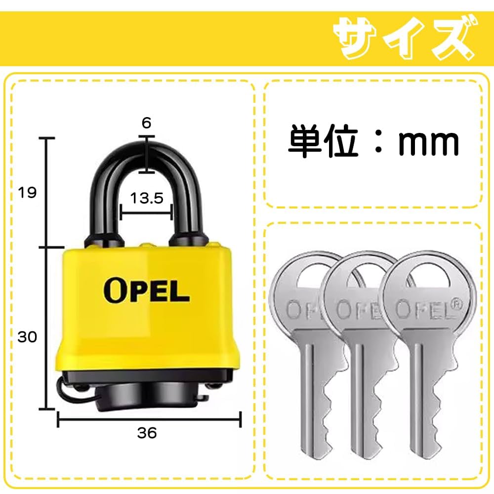 U.S.N.パッドロック、鍵付き　南京鍵 CONCISE TSA インディケーターパッドロック 表示器付 南京錠 TS