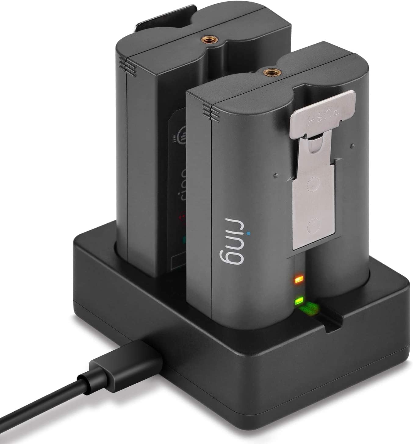 CENXI Dual Port Charging Station for Ring Spotlight Cam, Video Doorbell 2 & Stick Up Cam Battery (Batteries NOT Included)