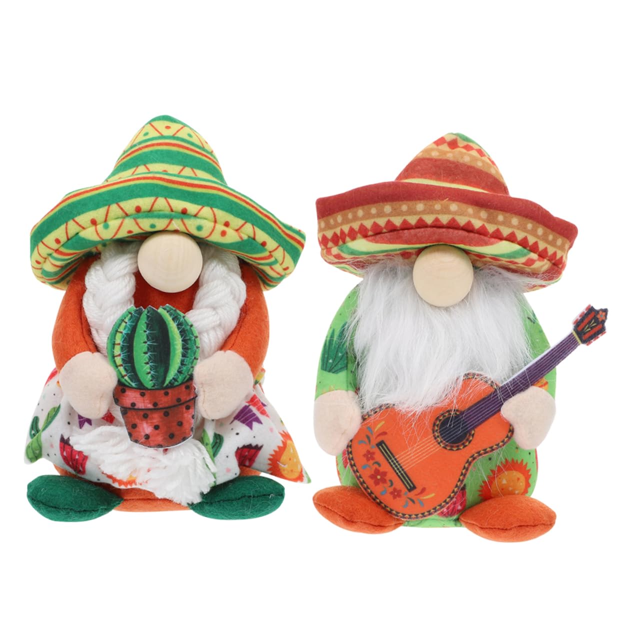 Poupée gnome mexicaine ABOOFAN : lot de 4 pour habiller un espace de fête vide