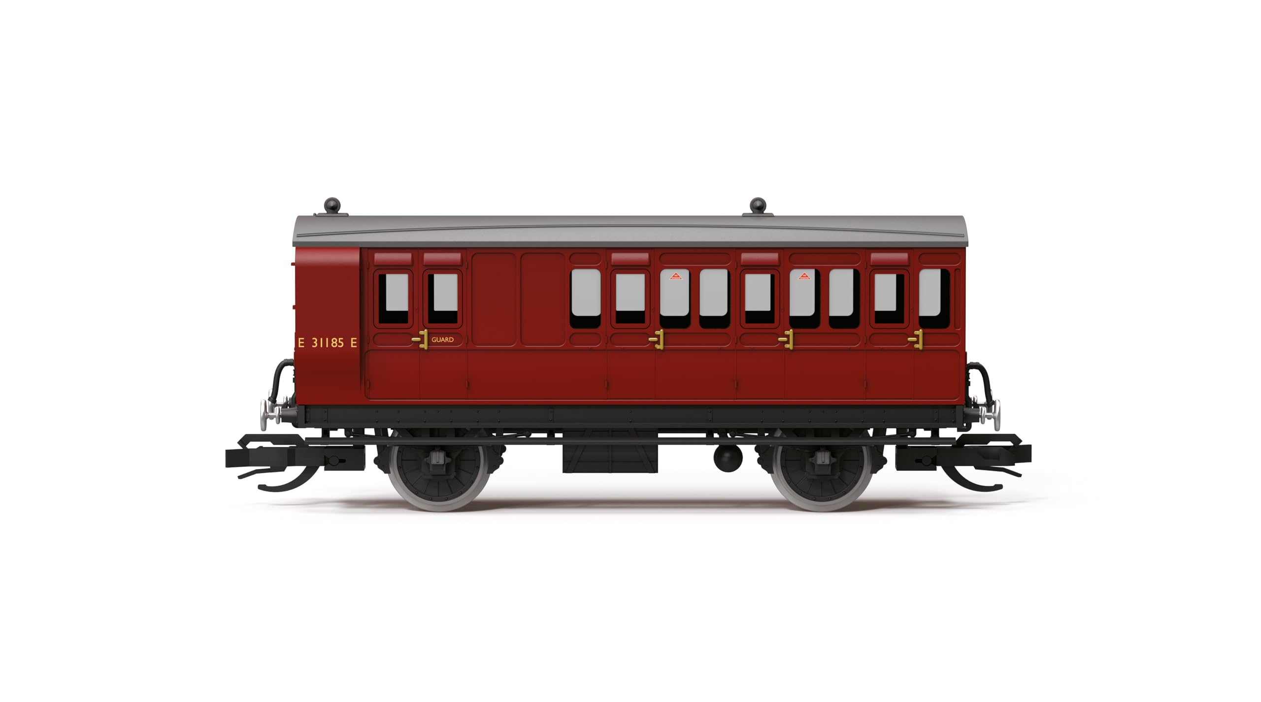 Hornby TT TT4061 BR 4 Wheel Coach 3rd Class Brake