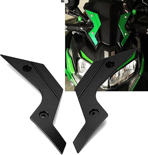 Vista 9 de MOWOK Para Kawasaki Z900 Z900SE Z 900 ABS 2020 2021 2022 2022 2023 2024 Accesorios de motocicleta Parabrisas Parabrisas Placa decorativa (rojo)