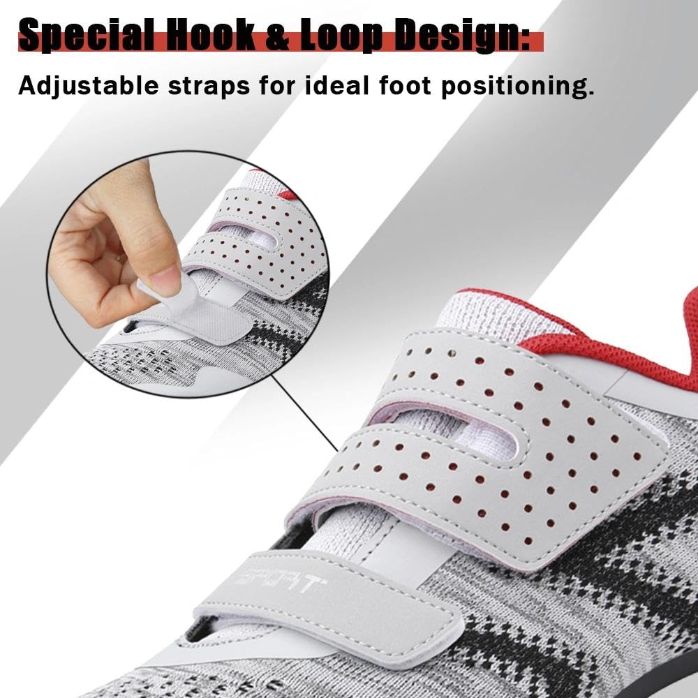 ULTIANT Zapatillas de Ciclismo Mujer y Hombre, compatibles con Las Zapatillas de Ciclismo Indoor Peloton, Zapatillas de Carretera con calas Look SPD SL Delta