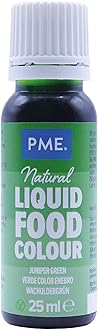 PME 100% Natural Food Colour Liquid - Juniper Green (25ml)