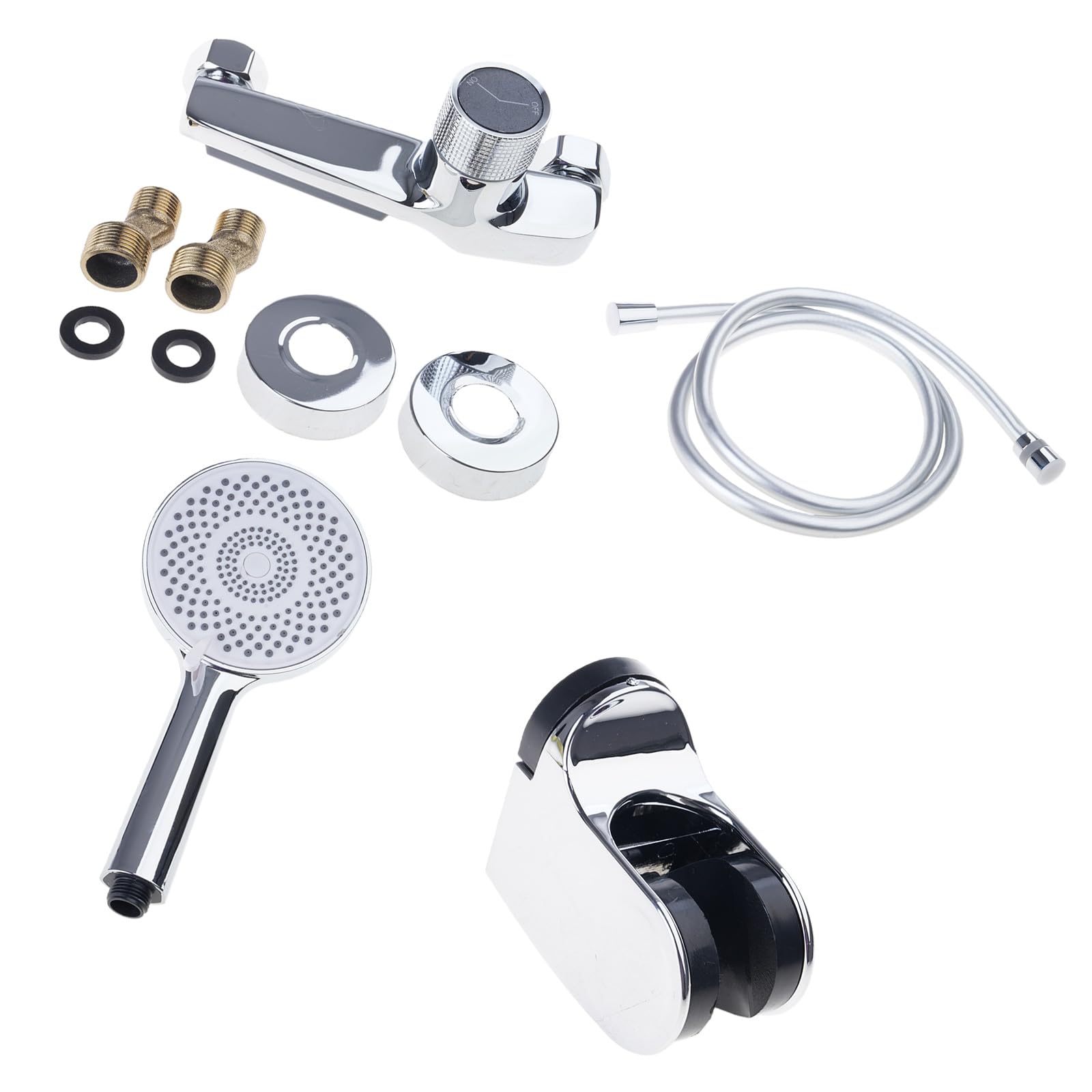Wall Mounted Tub Filler with Handheld Shower Head Waterfall Spouts Hot and Cold Mixer Tap Waterfall Bathtub Faucet Set Wall Mounted Tub Filler with Handheld Shower Head