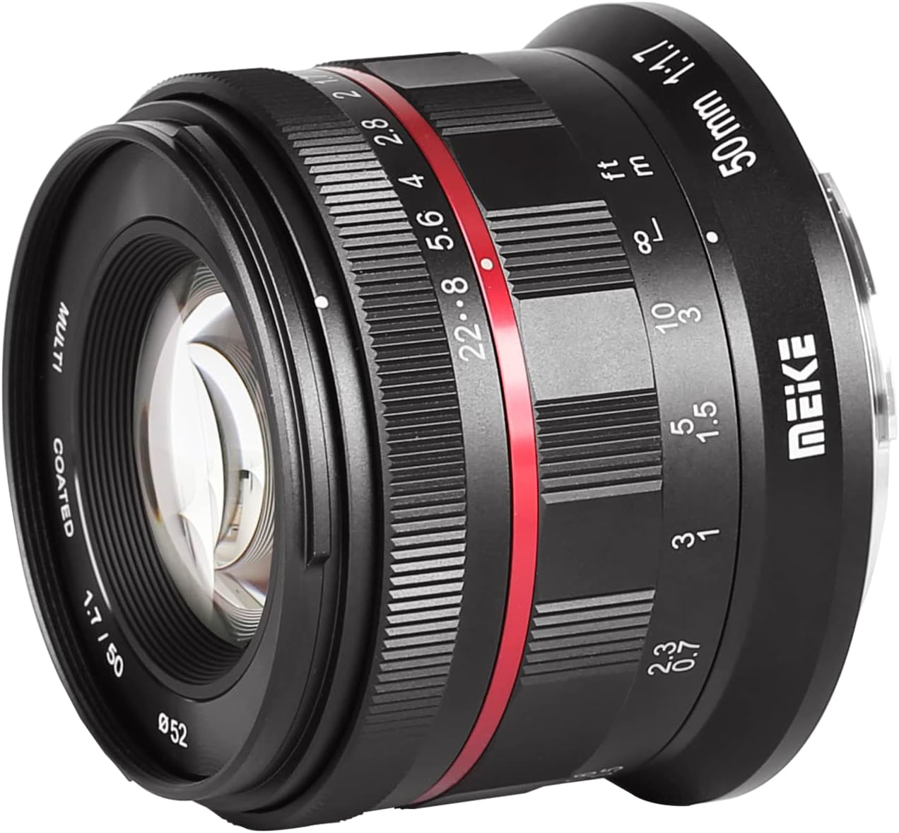 Meike50mm F1.7 Full Frame Manual Focus Prime Lens Compatible with Z Mount Cameras Z5 Z6 Z7 Z30 Z50