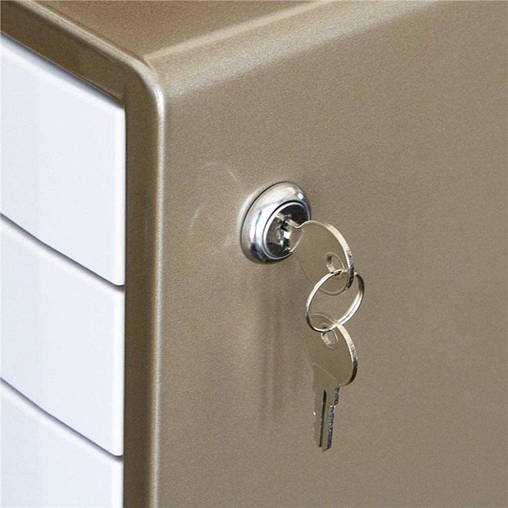 Archiviazione dei dati da scrivania in metallo a 5 strati bloccata e nizer perfetto per lo scaffale dei documenti e la libreria per l'archiviazione sicura dei documenti di Office Manager