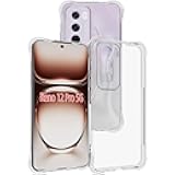 Case for Oppo Reno 12 Pro 5G Clear TPU Four Corners Military-Grade Protection Cover Transparent Soft funda