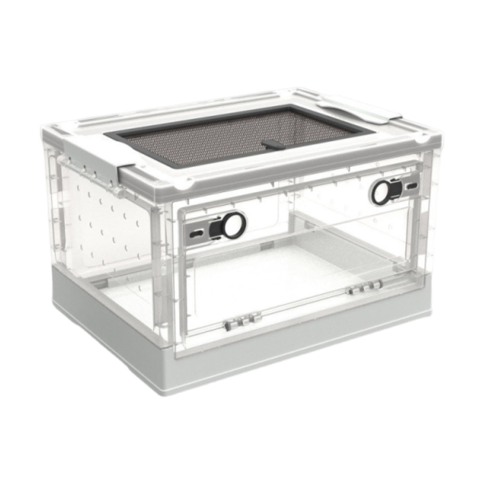 Terrarium de bureau pliable et ventilé pour observer vos reptiles au quotidien