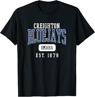 Creighton University Bluejays Founded Date T-Shirt