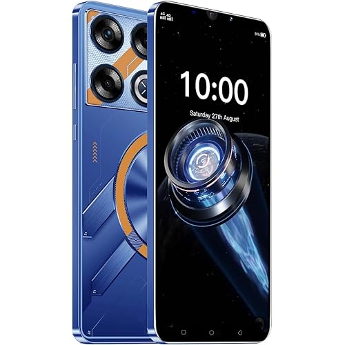 4G Mobile Phone, 5.0" IPS Display, 16GB ROM (Expandable to 128GB), Android OS, Dual SIM, Dual Cameras, Support: WiFi, GPS,Bluetooth, FM,Face Unlock Smartphone (Navy Blue)