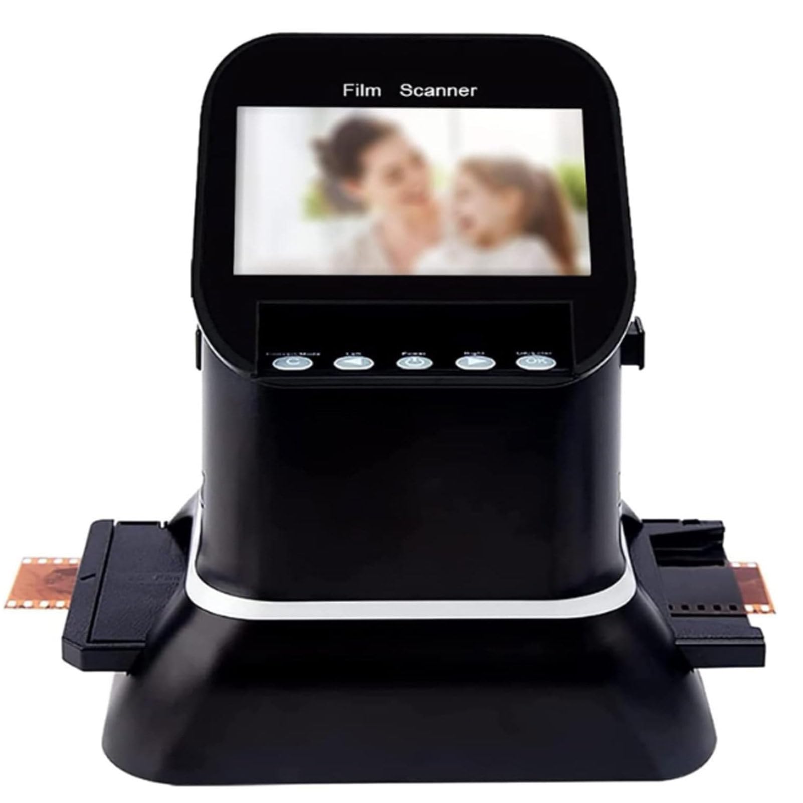 Film Slide Scanner 120 High Resolution, Digital Converter for 35mm, 135,126,127 Negatives & Slides to Digital JPEG, Supports Image Preview & Editing, with 4.3" LCD Screen-image-48