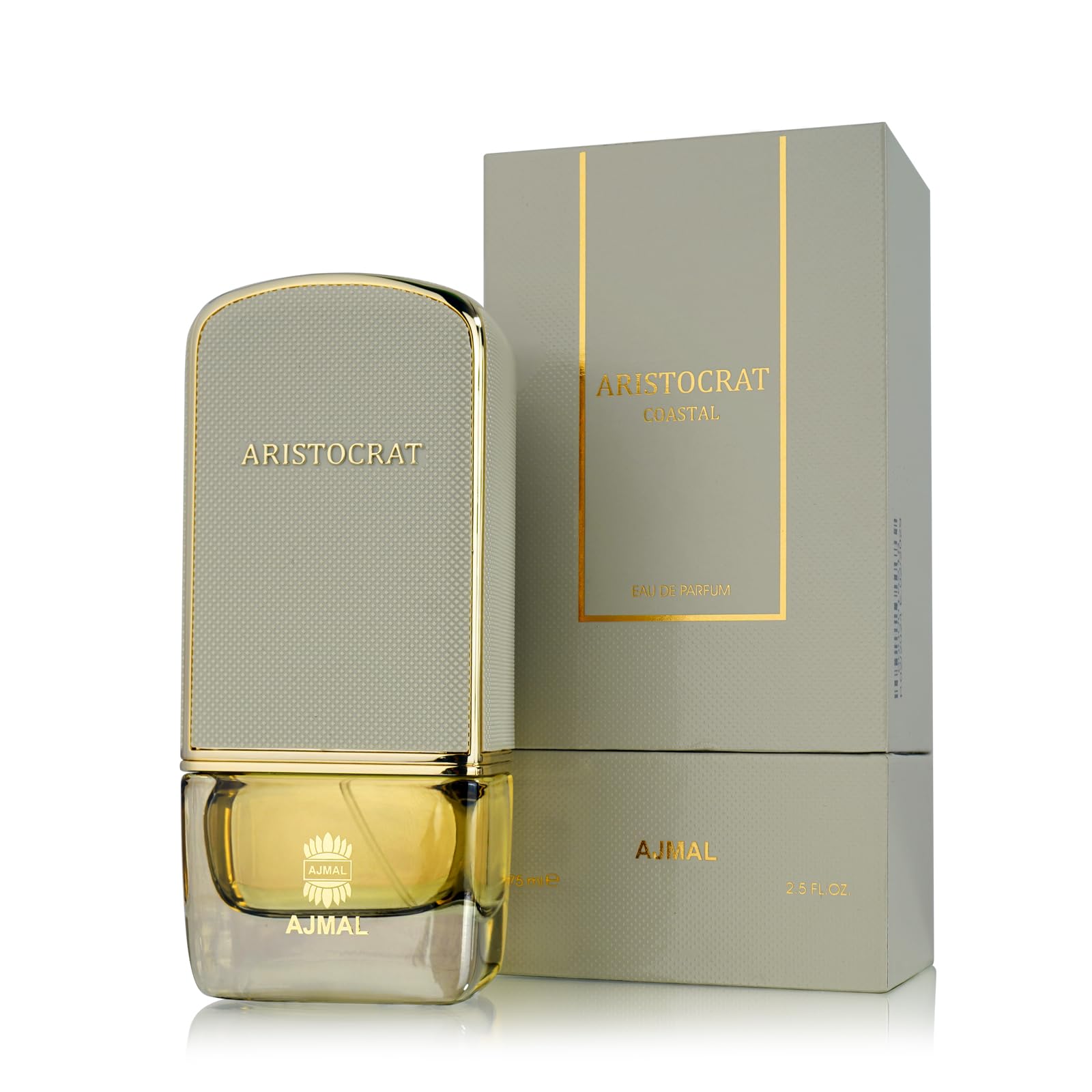 Ajmal Aristocrat Coastal For Him Eau de Parfum 75 ml | Elegantes, blumig-fruchtiges Parfum für Herren | Langanhaltendes Eau de Parfum | Hergestellt in Dubai | Signature Aristocrat Kollektion