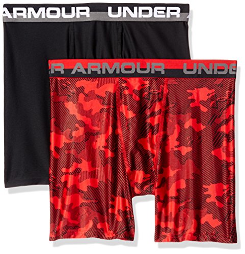 Under Armour Boys O-Series Novelty 2-Pack, Red (600)/Black, Youth X-Small