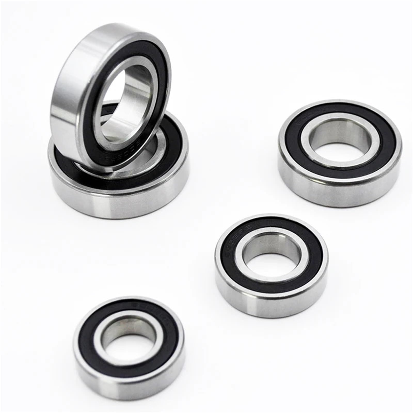 Lot de 2 roulements à billes rainurés 6000 6001 6002 6003 6004 6005 2RS RS DDU (6003-2RS 17 x 35 x 10 mm)