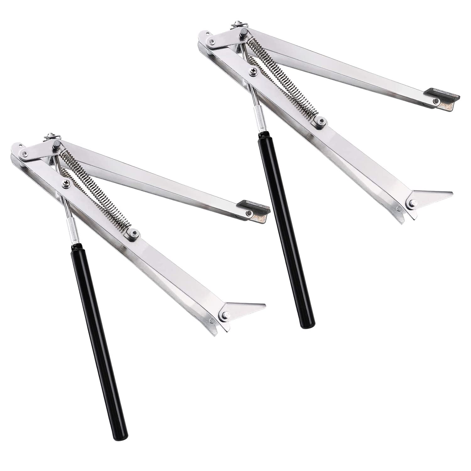 Gimisgu 2X Gewächshaus Fensteröffner, Hubkraft bis 14 kg, Automatischer Fensteröffner für Gewächshaus, 45 cm Hubhöhe, automatischer Öffner für alle Gewächshäuser (Doppelfeder)