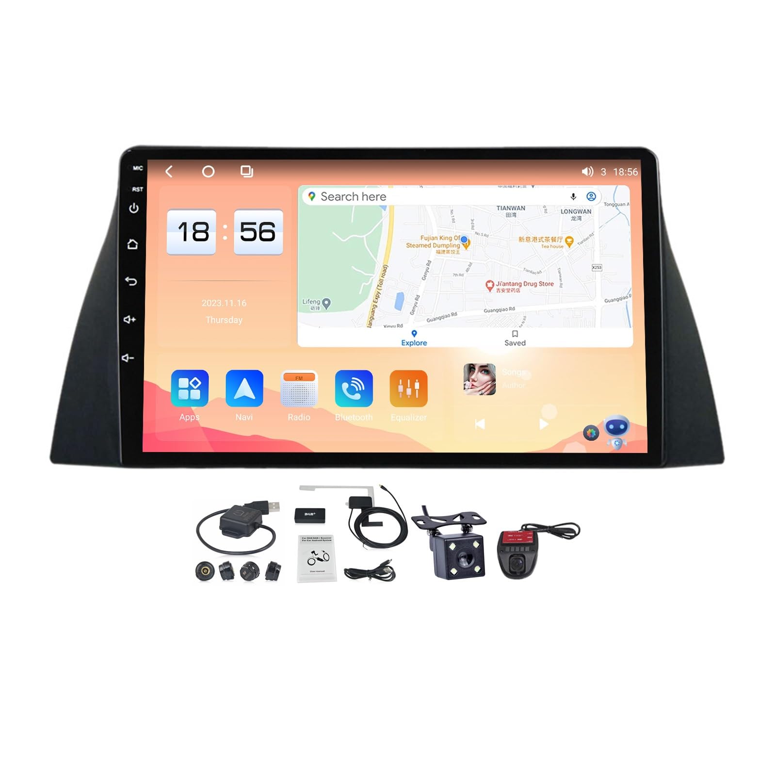 Autoradio Android 12 Chery Tiggo T11 2005-2013 : Remplacez votre vieux poste par un GPS 9''