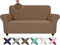 Vista 57 de ZNSAYOTX Funda de Sofá Súper Elástica para Sofá de Dos Plazas, Fundas de Sofá para Sala de Estar, Amigable con Perros y Mascotas, Protector
