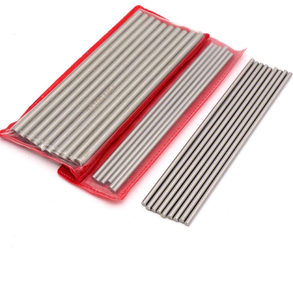 5 szt. średnica 1,0-16 mm długość 150 mm metal 4241 okrągły pręt stalowy okrągły (15,5 mm)