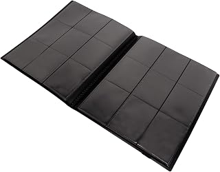 Pasta de Cartão Com 9 Bolsos, 9 Bolsos Com 360 Slots para Pasta de Cartão Pasta de álbum de Cartão Colecionável de 9 Bolsos para álbum de Estrelas Cartão Esportivo de Futebol de