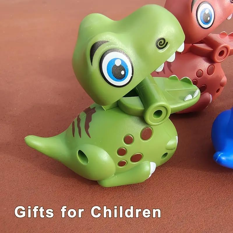 Ixora Press and Go Orange Vehicles Toy for 1, 2, 3 Year Old Boy & Girl | Baby and Toddlers Bath Toys | Press & Go Crawling Toys for Kids -Multicolor (Pack of 1) (Dinosaur). 4