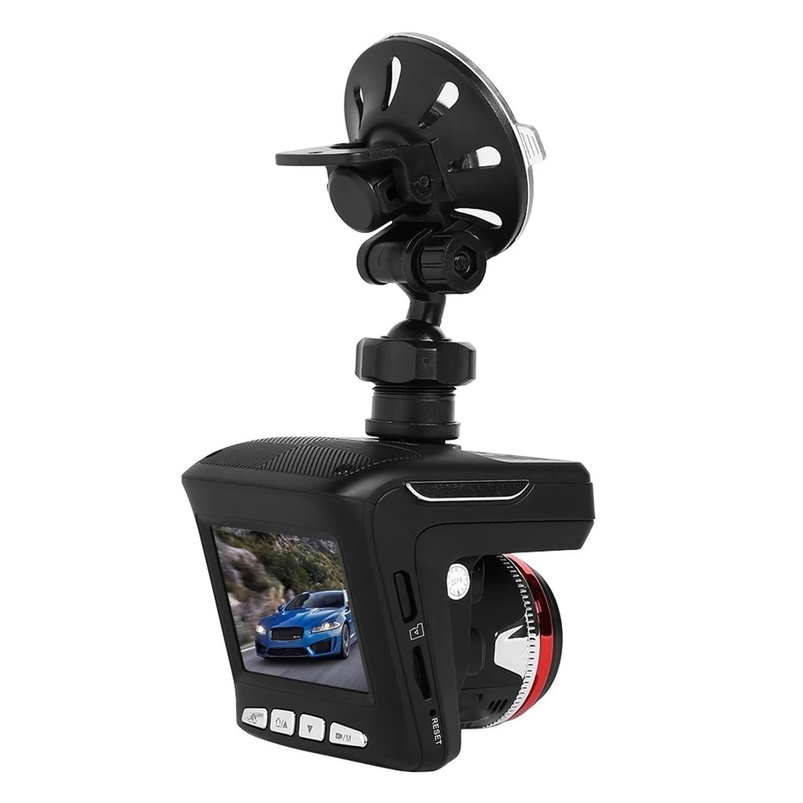 Detector De Radar For Coche 3 En 1, Cámara De Salpicadero, Grabadora De Vídeo, Rastreador GPS, 2,4 "TFT FD 1080P, Tacógrafo, Dispositivo De Advertencia De Tráfico